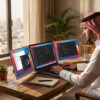 image-4 محطة العمل المحمولة بشاشتين